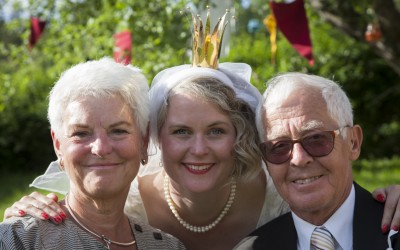 Bruden med föräldrar