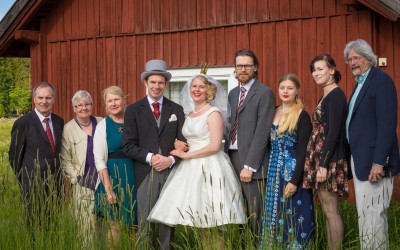 Brudgumens familj