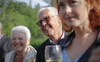 Glada gäster