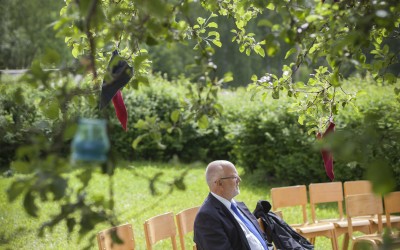 I väntan på ceremonin